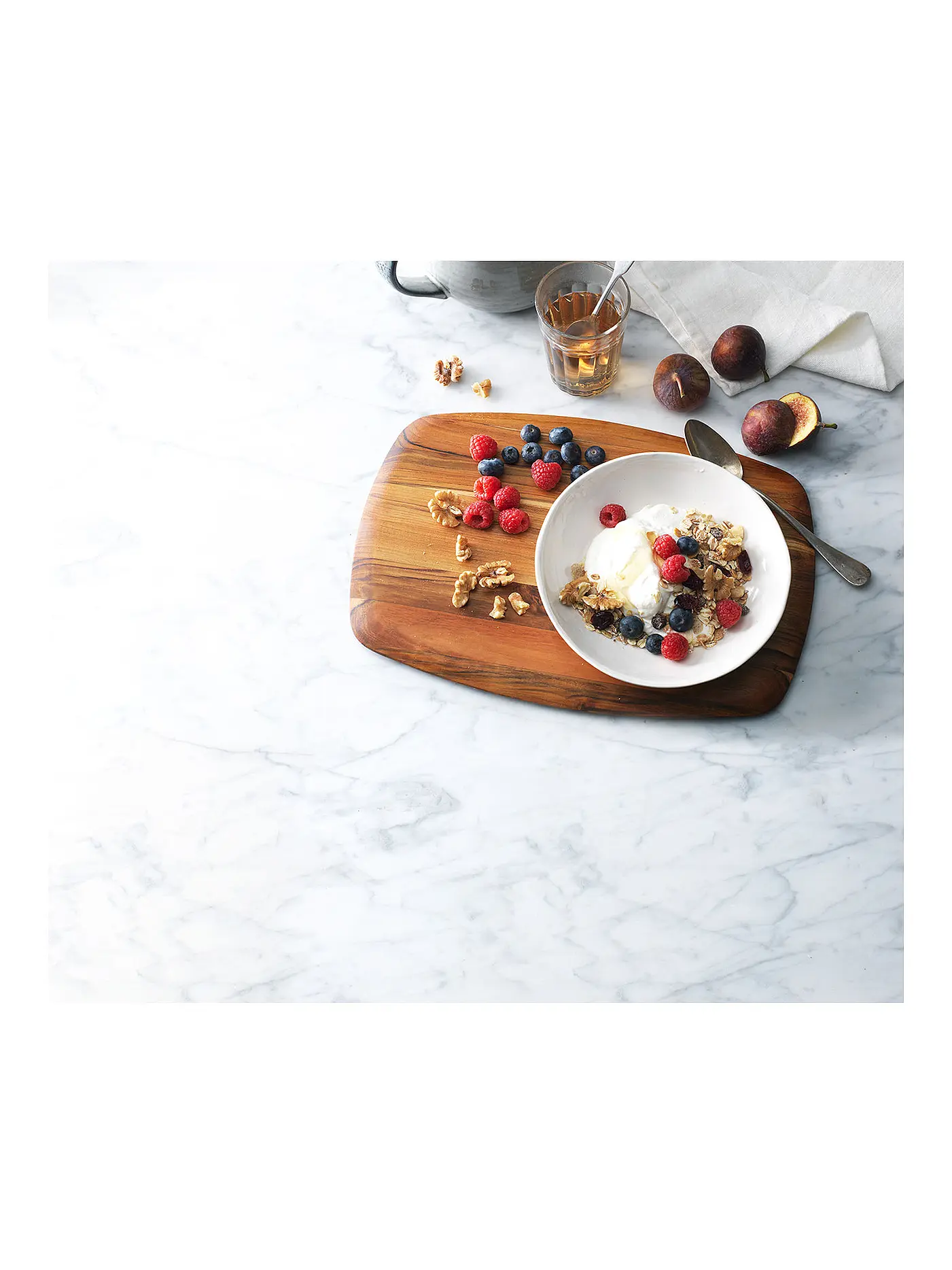 TEAKHAUS | Schneidebrett ELEGANT 30,5x20cm Teakholz | 